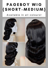 Load image into Gallery viewer, Short-Medium Pageboy in custom colour.